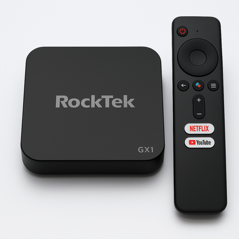 RockTek GX1 Review Affordable Google TV 12 Box