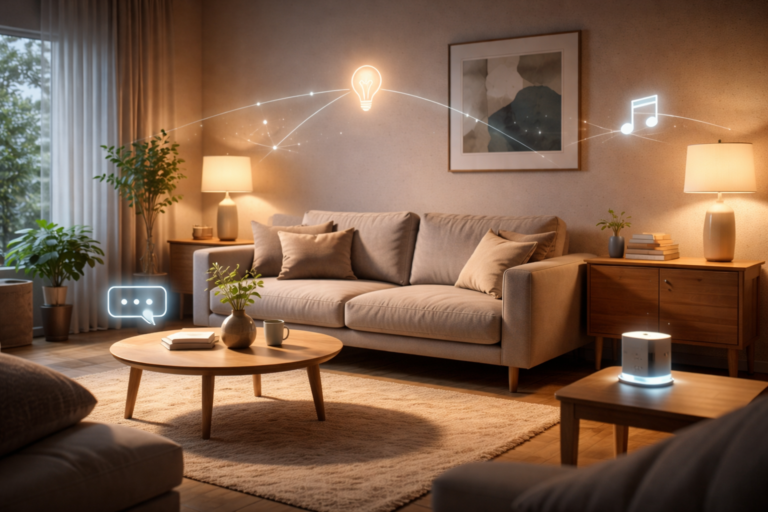 AI assistants subtly integrated into everyday life