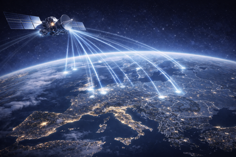 European television channels broadcasting to multiple countries simultaneously