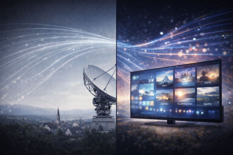 Regional European television channels competing with global platforms