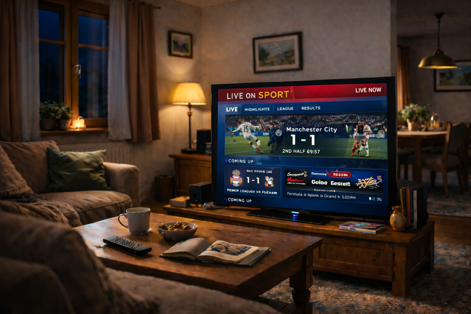 Passive sports viewing in Austrian home 2026