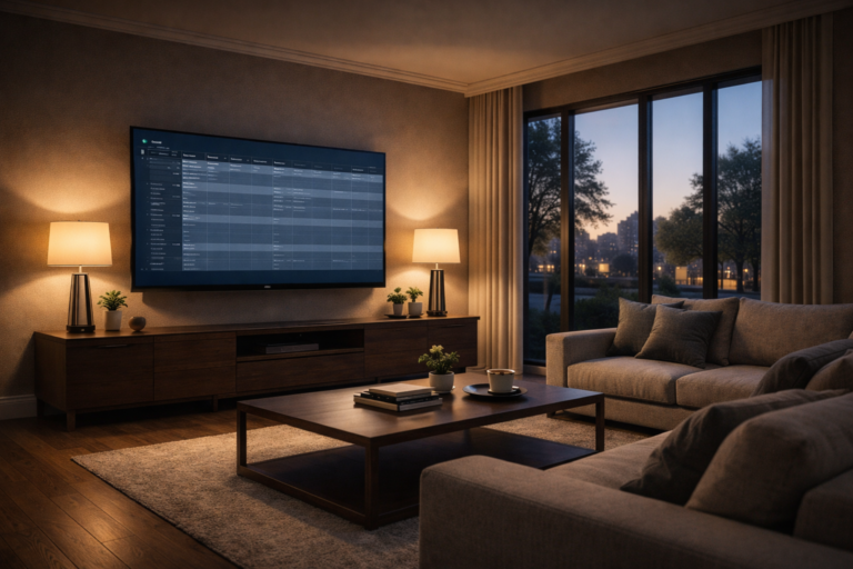 USA Network TV schedule fitting into daily viewing habits in a modern American living room.