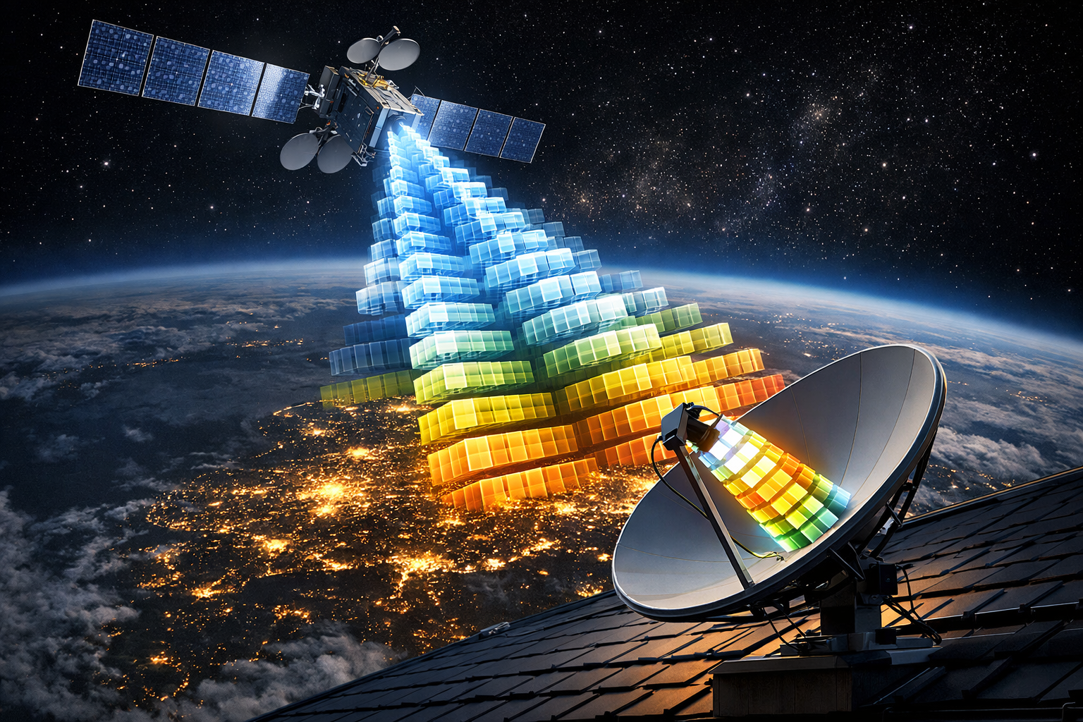 Astra 19.2 German TV packages signal structure visualization