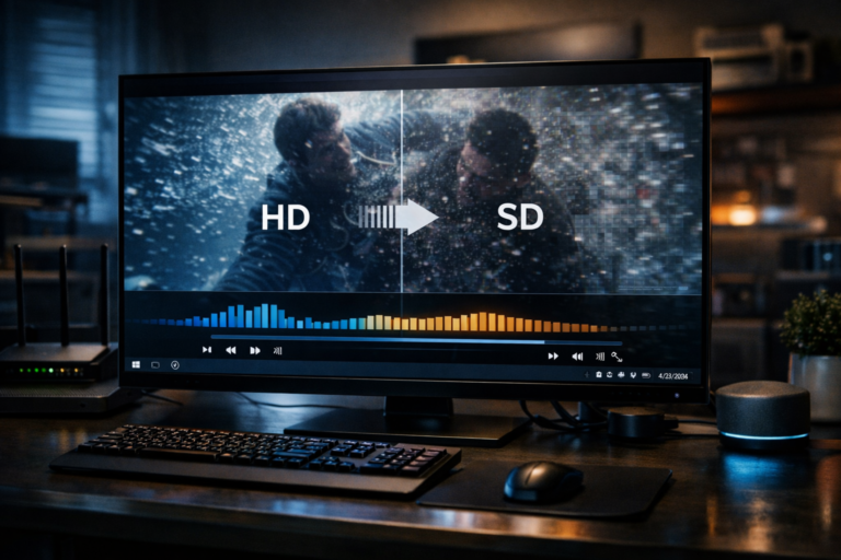 Sky Go video quality changing on Windows 11 during streaming