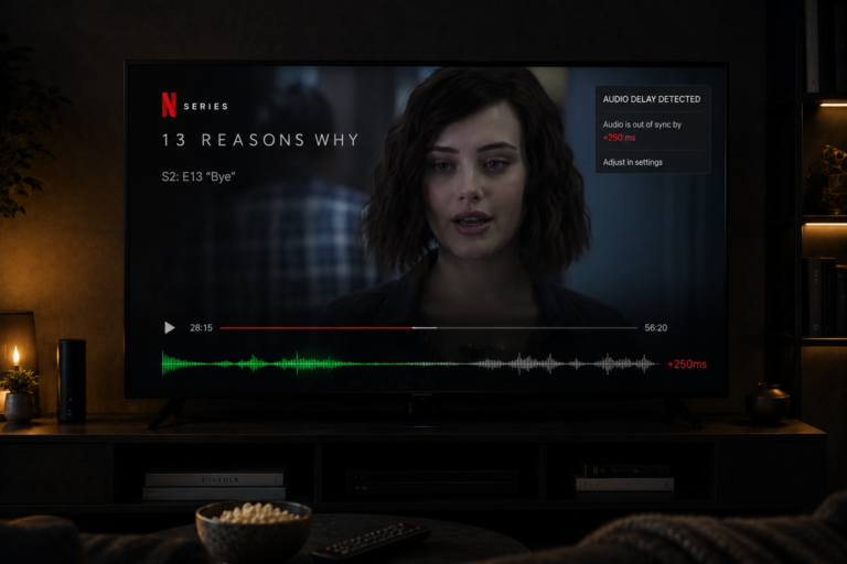 Netflix audio synchronization problem during streaming playback